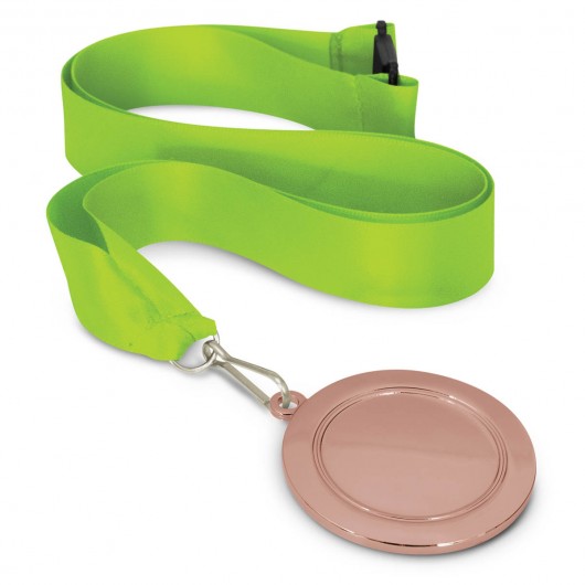 Bright Green Promotional Medals